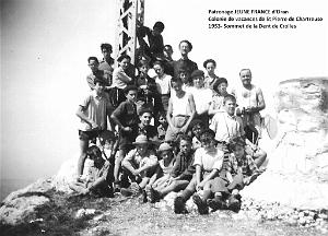 1953 au sommet de la Dent de Crolles